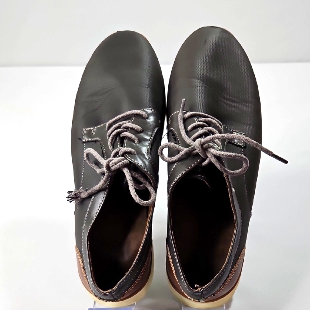 Steve Madden Men's Gray & Brown Oxfords Size 7